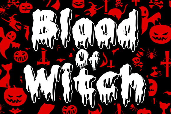 Blood of Witch: The Ultimate Horror Display Font