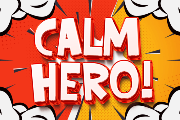 Calm Hero: A Whimsical Display Font for Memorable Editorial Design