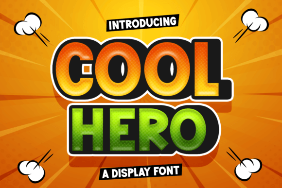 Cool Hero: A Bold Display Font for Modern Editorial Design