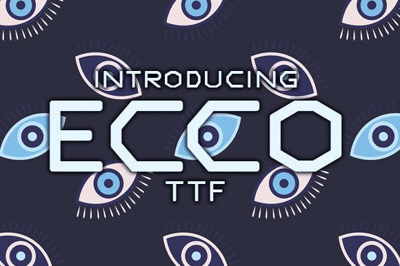 Ecco: The Premium Display Typeface for Modern Digital Brands