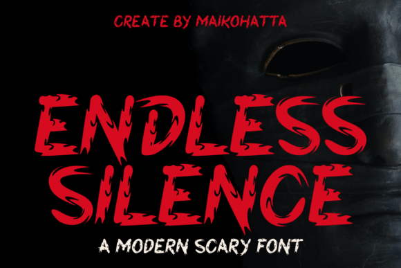 Endless Silence: The Spooky Display Font for Halloween Campaigns