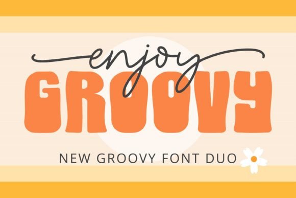 Enjoy Groovy: The Retro Duo Display Font for Handmade Brands