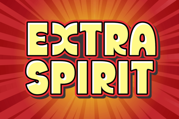 Extra Spirit: The Creative Font for Memorable Branding