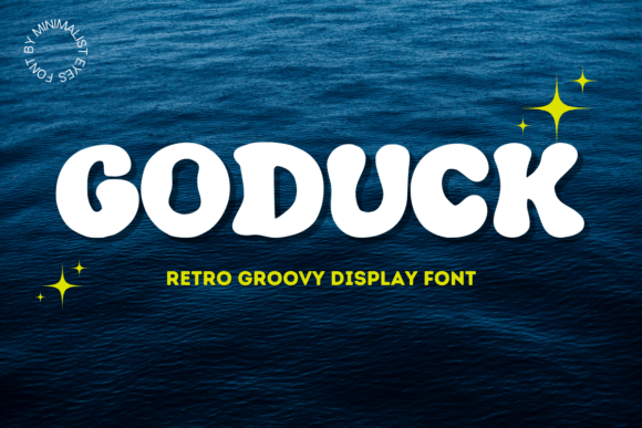 Goduck: The Retro Display Font for Creative Product Design