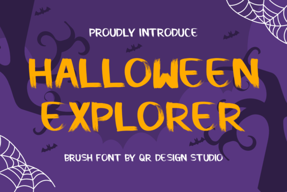 Halloween Explorer: A Handwritten Display Font for Seasonal Branding