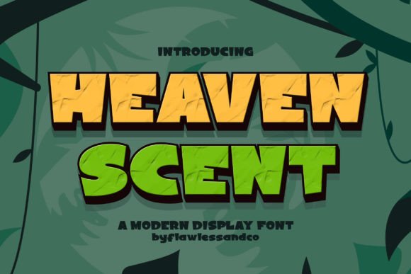 Heaven Scent: A Modern Display Font for Bold Campaigns