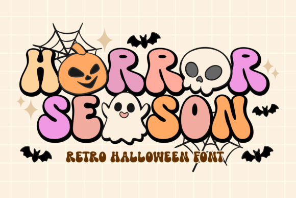 Horror Season: A Retro Halloween Typeface for Editorial Design