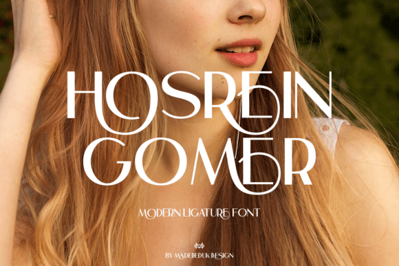 Hosrein Gomer: The Modern Ligature Font for Handmade Branding