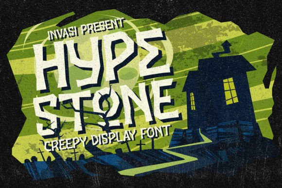 Hypestone: The Spooky Display Font for Digital Horror Brands