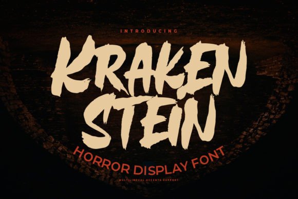 Krakenstein: The Striking Display Font for High-Impact Campaigns