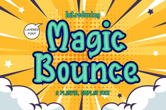 Magic Bounce: The Playful Display Font for Handmade Creators