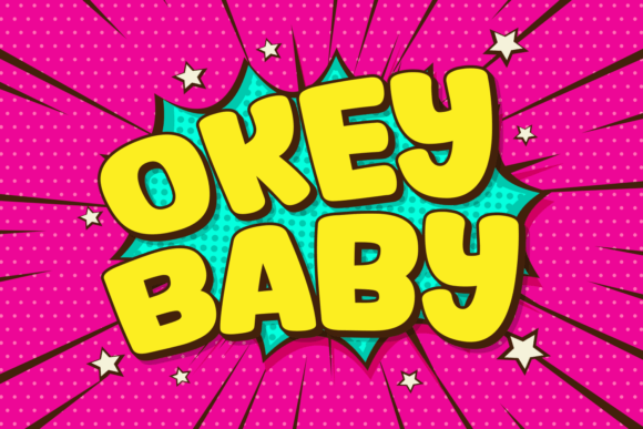 Okey Baby: The Perfect Display Font for Handmade Crafts