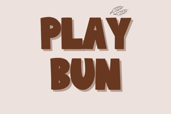 Play Bun: The Handwritten Display Font for Warm Branding