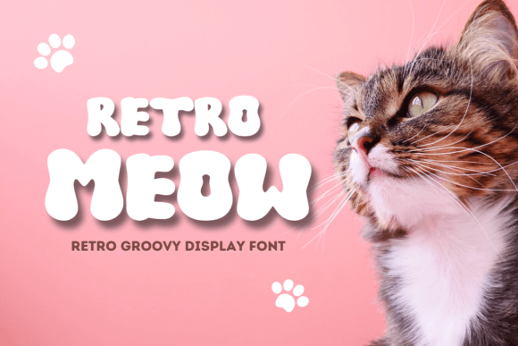 Retro Meow: The Ultimate Retro Display Font for Creative Projects