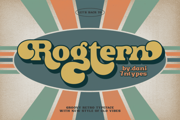 Rogtern: The Retro Display Font for Vibrant Brand Identity