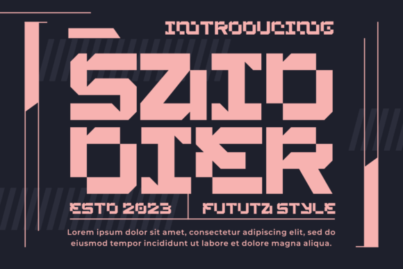 Said Dier: The Ultimate Display Font for Bold Projects