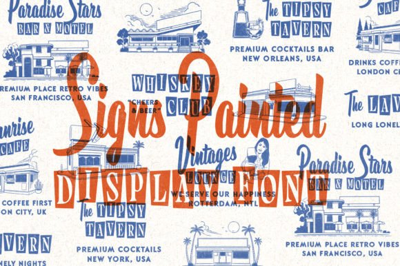Signs Painted: The Perfect Typeface for Vintage Brand Identity