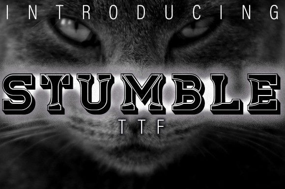 Stumble: A Stylish Retro Typeface for Modern Editorial Design