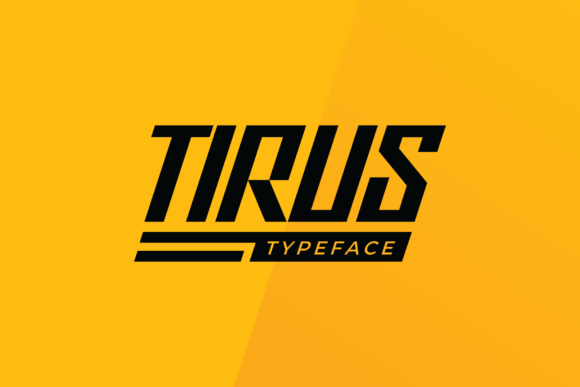 Tirus: The Futuristic Display Font for Modern Branding