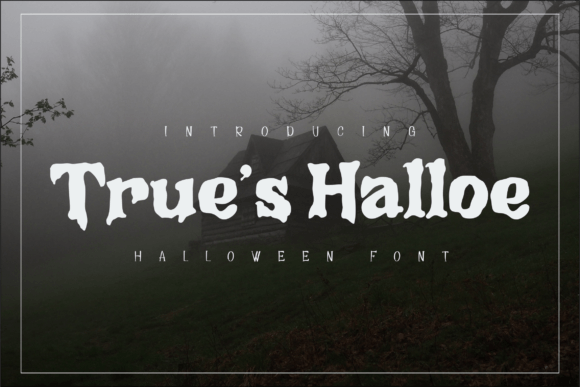 True s Halloe: The Premium Display Font for Halloween Campaigns