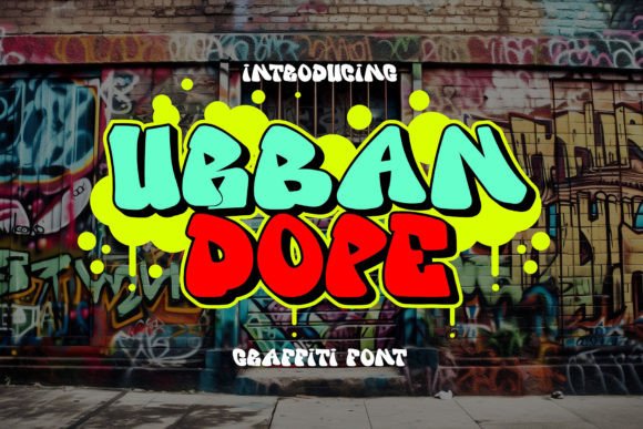 Urban Dope: A Bold Display Font for Modern Editorial Design