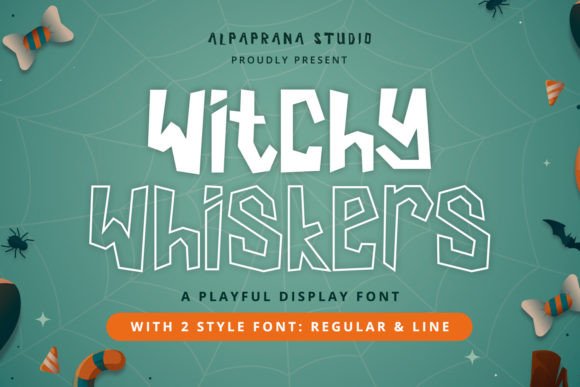 Witchy Whiskers: A Playful Display Font for Modern Digital Brands
